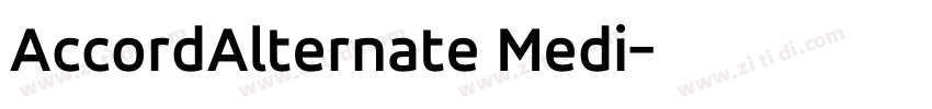 AccordAlternate Medi字体转换